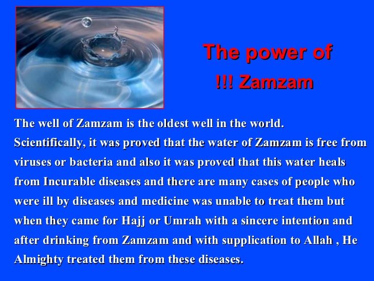 Zamzam Well Facts and Benefits