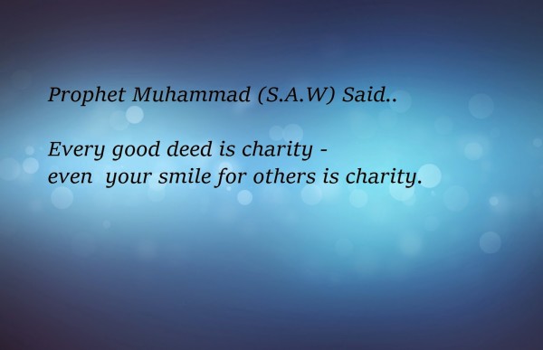 The Morning Charity Hadith