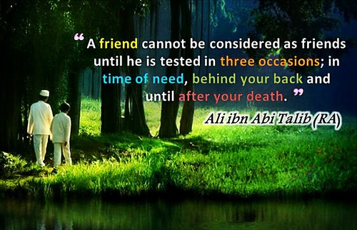 friends hadith hazrath ali RA
