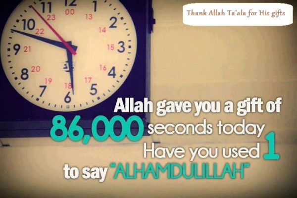 Saying Alhamdulillah